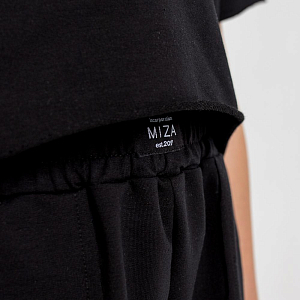 Костюм с шортами MIZA, черный